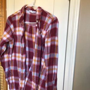 Faux Flannel Long Sleeve
